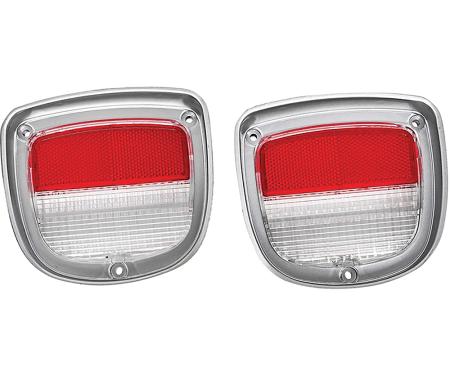 1973-77 Chevrolet El Camino, 1973 Chevelle Malibu Station Wagon, Backup Lamp Lenses, LH and RH