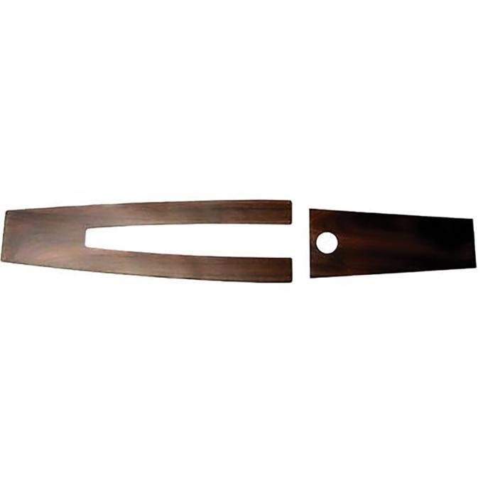 OER 1970-72 Buick Skylark, GS, Console Door/Lid, Woodgrain Insert, 2 Pieces CP5615S