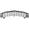 1972 Monte Carlo, Grill and Park Lamp Bezel Set, Chrome/Argent Silver