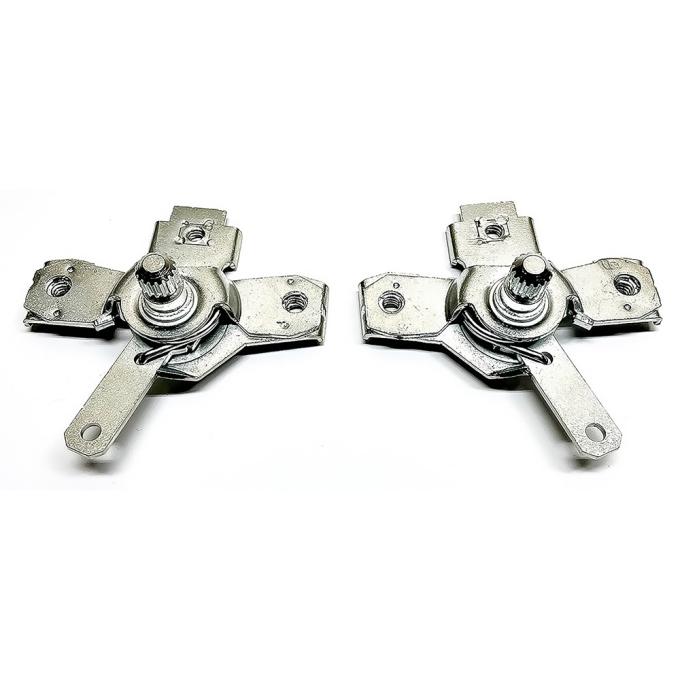 1965-67 Chevrolet, Buick, Oldsmobile, Pontiac, Door Handle Remote Mechanism Set, For Clip-On Style Handles, Pair