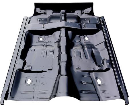 1970-72 Chevelle, Monte Carlo, GTO, Skylark, Cutlass, LeMans, Complete Floor Pan Assembly, with Floor Braces & Rocker Panels