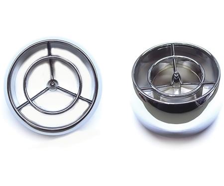 OER 1964-65 Pontiac GTO, LeMans, Tempest, Dash Vent Ball Deflector, Chrome IN3018G