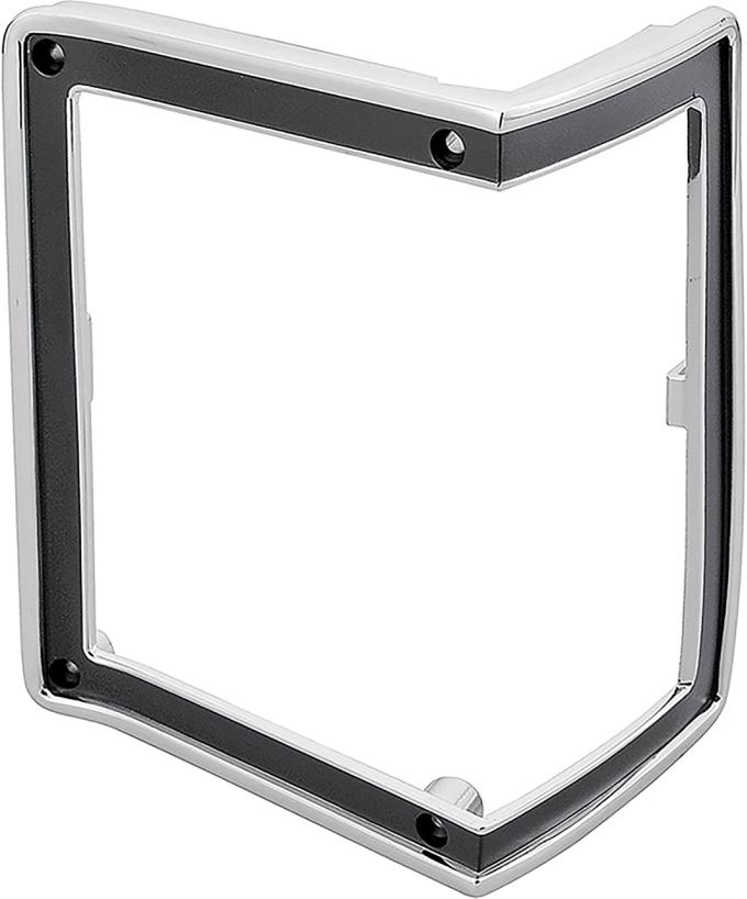 OER 1972 Chevelle, Malibu, RH Park Lamp Bezel, Chrome, All Models Except Station Wagon, Replaces GM# 6261960