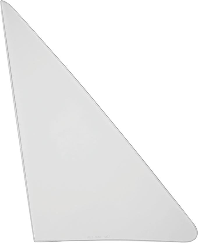 OER 1968 Chevrolet Chevelle, Buick Special, Skylark, GS, Olds F85, Cutlass, Pontiac GTO, Tempest, LeMans, 2 Door Hardtop or Convertible, Vent Window Glass, RH, Clear DV3949C