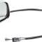 1969 Firebird, 1969-70 Tempest, Lemans, GTO, Outer Door Mirror, With Remote, LH Driver Side