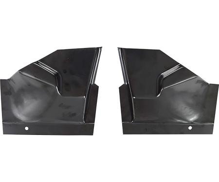 1964-67 Chevelle, GTO, Tempest, LeMans, Skylark, 442, Cutlass, Package Tray Support Brace to Floor Brackets, LH and RH