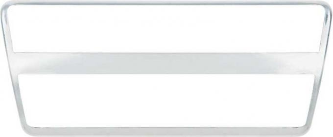 OER 1964-88 GM, Brake Pedal Pad Trim Plate, Automatic Trans, Stainless F12318