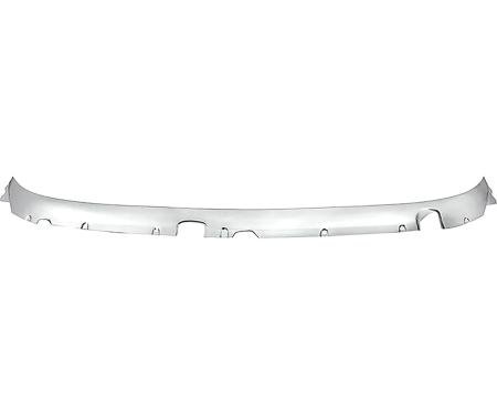 1968-72 Chevelle, El Camino, GTO, LeMans, Windshield Molding, Lower, Polished Stainless Steel
