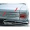1965 Chevelle, Malibu, Trunk Lid Molding, Upper, Bright Finished Aluminum