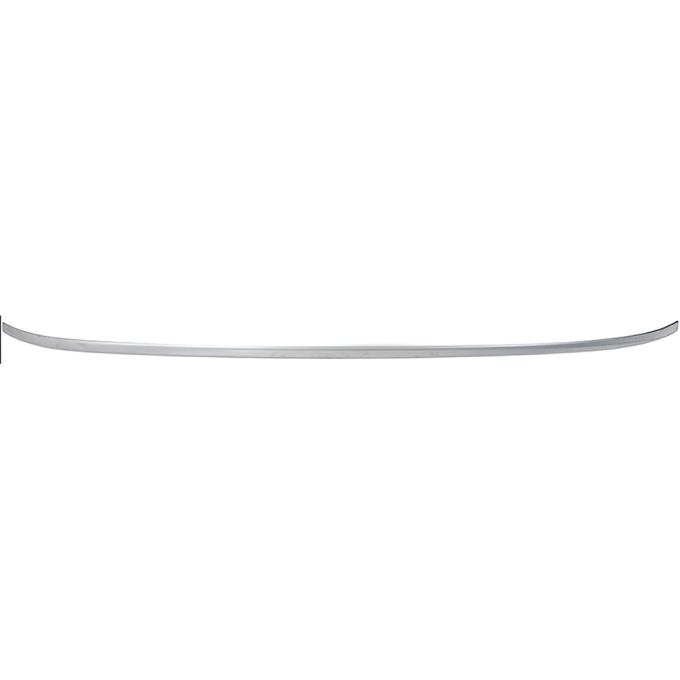 1968-72 Chevelle, Malibu, Cutlass, GTO, Skylark, LeMans, Convertible Upper Windshield Reveal Molding, Polished Stainless Steel
