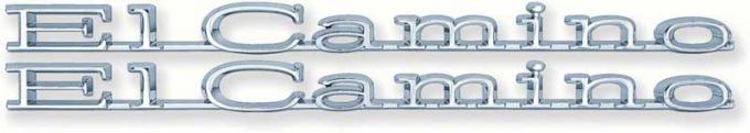 OER 1967 El Camino - Quarter Panel Emblems (Pair) 4229728