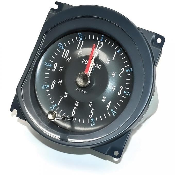 OER 1964-67 Pontiac GTO, LeMans, Dash Clock, Blue Face, Quartz Movement IN81026G