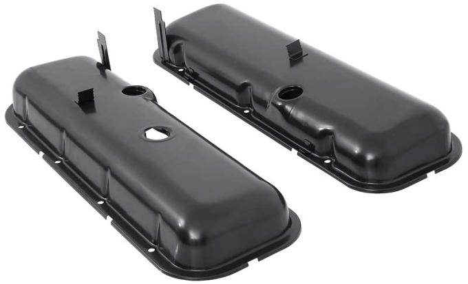 OER 1965-91 Chevrolet, Paintable Valve Covers, 396ci, 409ci, 427ci, 454ci Big Block, with Oil Drippers, Pair VC1220