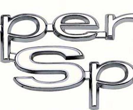 OER 1967 Chevelle / El Camino "Super Sport" Quarter Panel Emblems 4229717