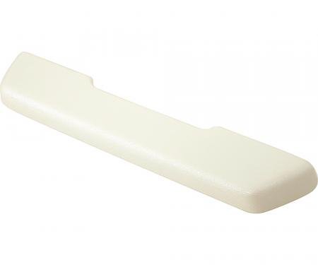 OER 1968-72 Buick, Chevrolet, Oldsmobile, Pontiac, Front Arm Rest Pad, Urethane Reproduction, 12" Length, RH, White K695110