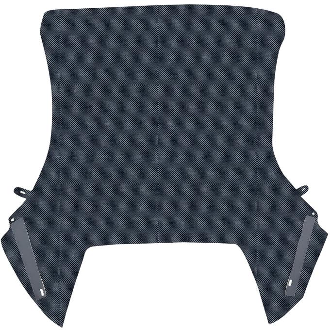 1968-72 Chevelle, GTO, Cutlass, Convertible Top Only, Plastic Window, Superior Pinpoint Vinyl, Dark Blue/Black