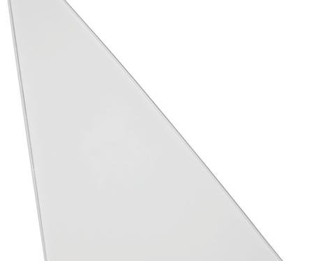 OER 1968 Chevrolet Chevelle, Buick Special, Skylark, GS, Olds F85, Cutlass, Pontiac GTO, Tempest, LeMans, 2 Door Hardtop or Convertible, Vent Window Glass, RH, Clear DV3949C