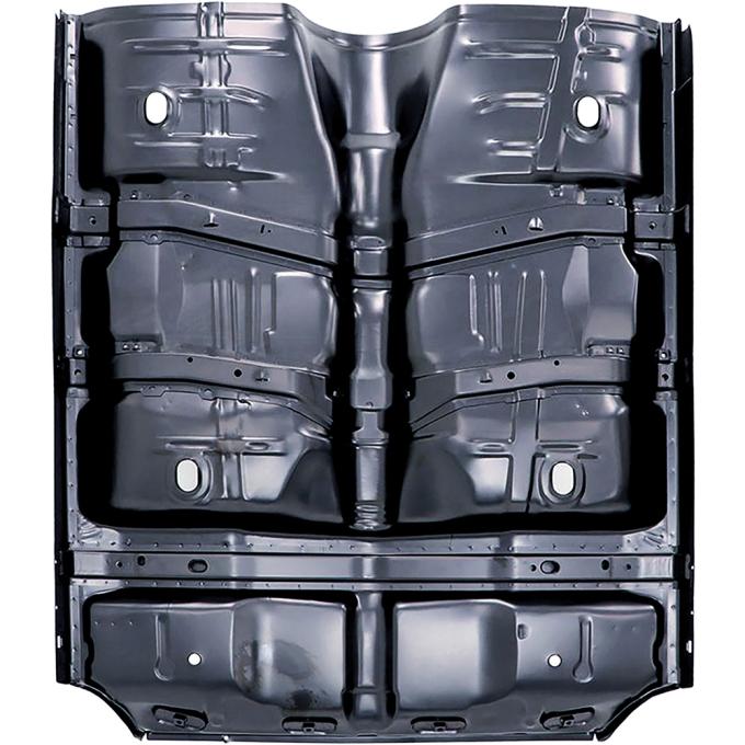 1970-72 Chevelle, Monte Carlo, Skylark, Cutlass, GTO, Full Floor Pan, With Braces, With Seat Brackets, With Inner Rockers