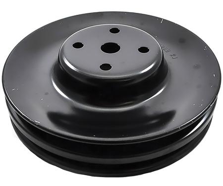 1967 Pontiac, Water Pump Pulley, 2 Groove, 7" Diameter, with Air Conditioning, Various Models