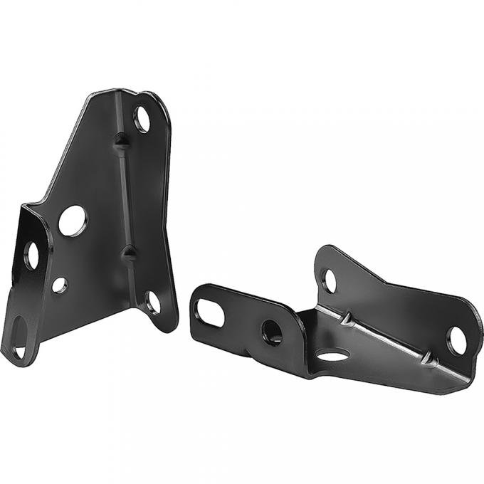 OER 1964-72 Chevelle, 1967-69 Camaro, 1968-74 Nova, Power Brake Booster Brackets, For Boosters With 3-3/8" Square Bolt Pattern, Black 153649C