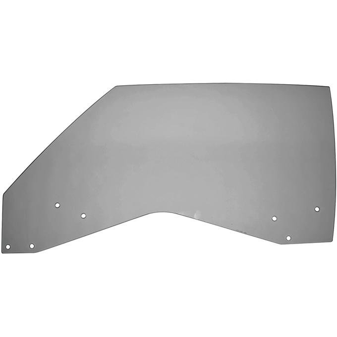 1969 Chevrolet Chevelle, Buick GS, Skylark, Olds F85, Cutlass, 442, Pontiac GTO, Tempest, LeMans, 2 Door Hardtop or Convertible, Door Glass, LH, Smoke Gray Tint