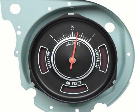 OER 1969 Chevelle Fuel Gauge With Warning Lights 6431251