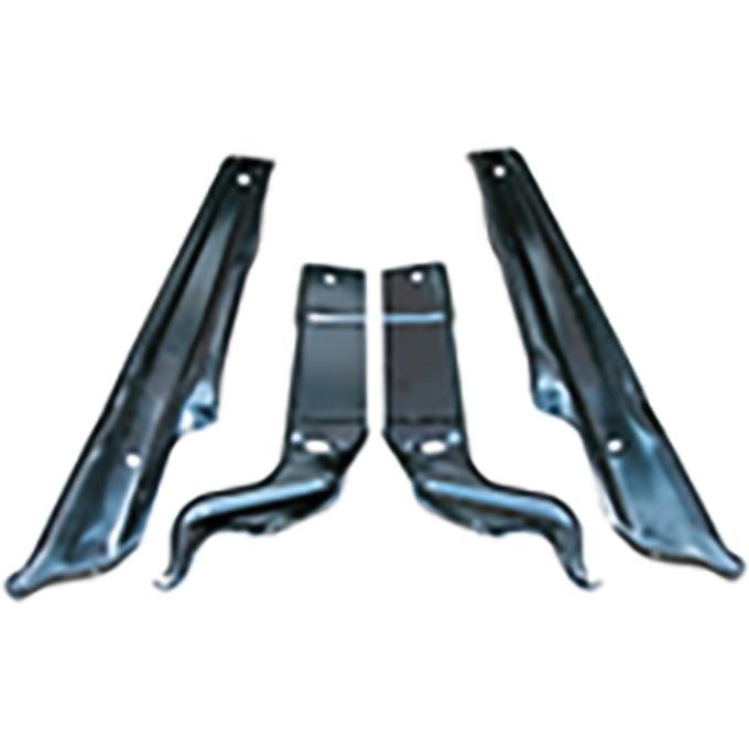 OER 1967 Chevelle, Malibu, El Camino, Front Bumper Bracket Set, 4-Pieces BP1380V