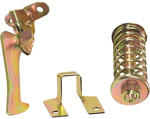 1965-67 GTO, Tempest, LeMans, Hood Latch Catch and Spring Assembly, Upper