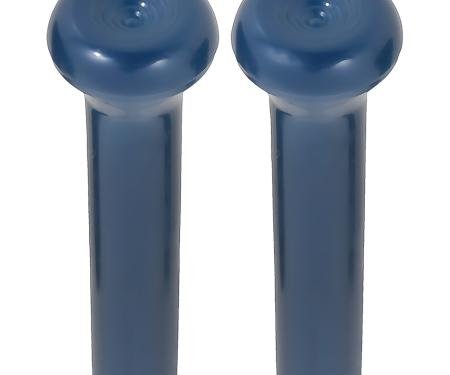 OER 1968-91 GM, Door Lock Knobs, Standard Interior, Smooth Design, Dark Blue, Pair CLK812