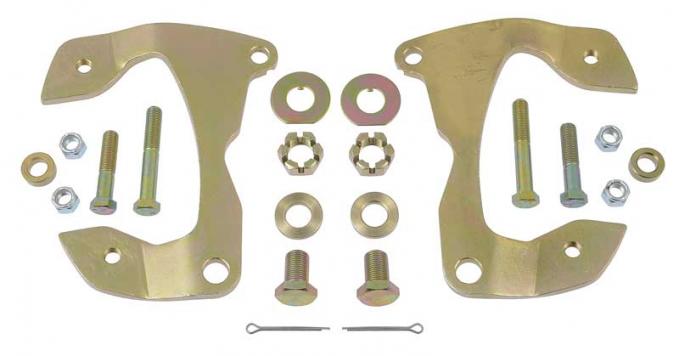 OER 1955-64 Chevrolet Full Size Disc Brake Caliper Brackets for OE Spindles and Small GM Calipers 153645