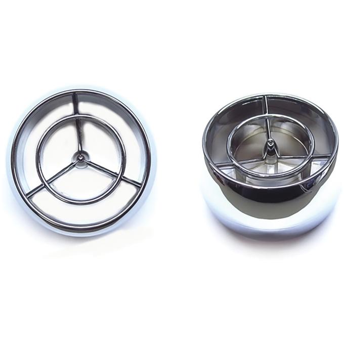 OER 1964-65 Pontiac GTO, LeMans, Tempest, Dash Vent Ball Deflector, Chrome IN3018G