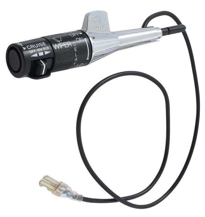 OER 1984-95 GM, Combination Switch, Turn Signal Lever, with Cruise, with Pulse Wipers, Chrome Stem 25031456
