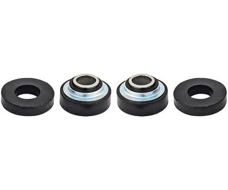 1965-67 Chevelle, Malibu, El Camino, Gran Sport, Skylark, Special, Cutlass, 442, F85, GTO, Tempest, LeMans, Radiator Support to Frame Bushing Kit, Hardware Sold Separately.