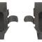 1968-73 Buick, Chevy, Pontiac, Oldsmobile, Door Latch Rod Retaining Clips, Front & Rear Door, Pair, Various Models