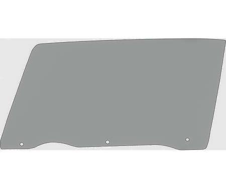 1965-66 Buick, Chevrolet, Pontiac, Oldsmobile, Full Size, 2 Door Convertible, Coupe, Front Door Window Glass, Smole Gray Limo Tint, LH Driver Side