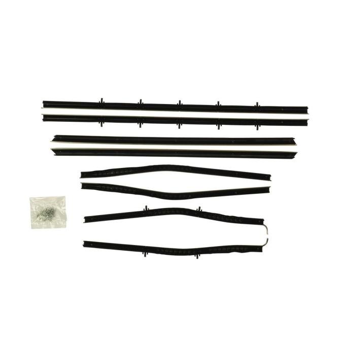 Metro Moulded Parts Window Sweeper Kit Fits 1966-67 Cutlass 2 Door Hardtop. 8 Piece. WC 7300-16