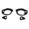 Metro Moulded Parts 1960-1972 Buick / Oldsmobile / Pontiac / Chevrolet Door Handle Pads. 2-5/8" Long & 1-1/8" Long. Set r&l MP 989-D