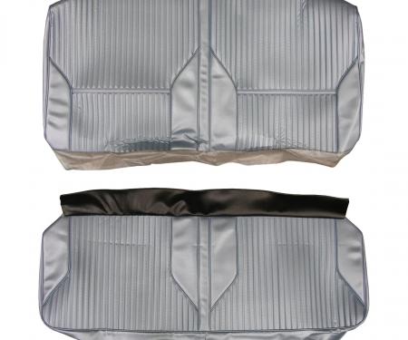 Legendary Interiors 1969 Oldsmobile Cutlass Sports Coupe/Holiday/442 Metallic Blue Rear Bench Seat Covers AA69GUS0047325G