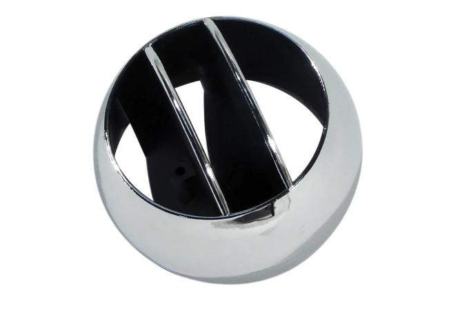 Air Vent Ball, Chrome, Dash Side Mount, 1965-1977