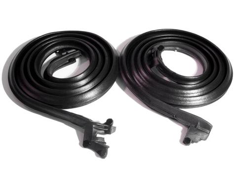 Metro Moulded Parts 1964-1965 Chevrolet / Buick / Oldsmobile / Pontiac Door Seal, with Clips and Molded Ends LM 12-C