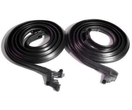 Metro Moulded Parts 1964-1965 Chevrolet / Buick / Oldsmobile / Pontiac Door Seal, with Clips and Molded Ends LM 12-C